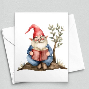 Coin lecture de gnome : cartes de correspondance fantaisistes - cartes de correspondance A2 250