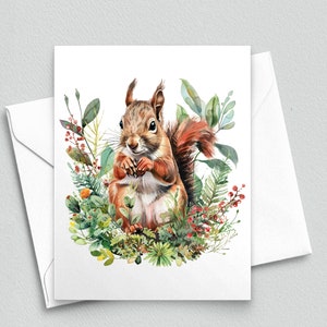 Forest Frolic : Cartes de correspondance Refuge de l'écureuil roux - Cartes de correspondance A2 186