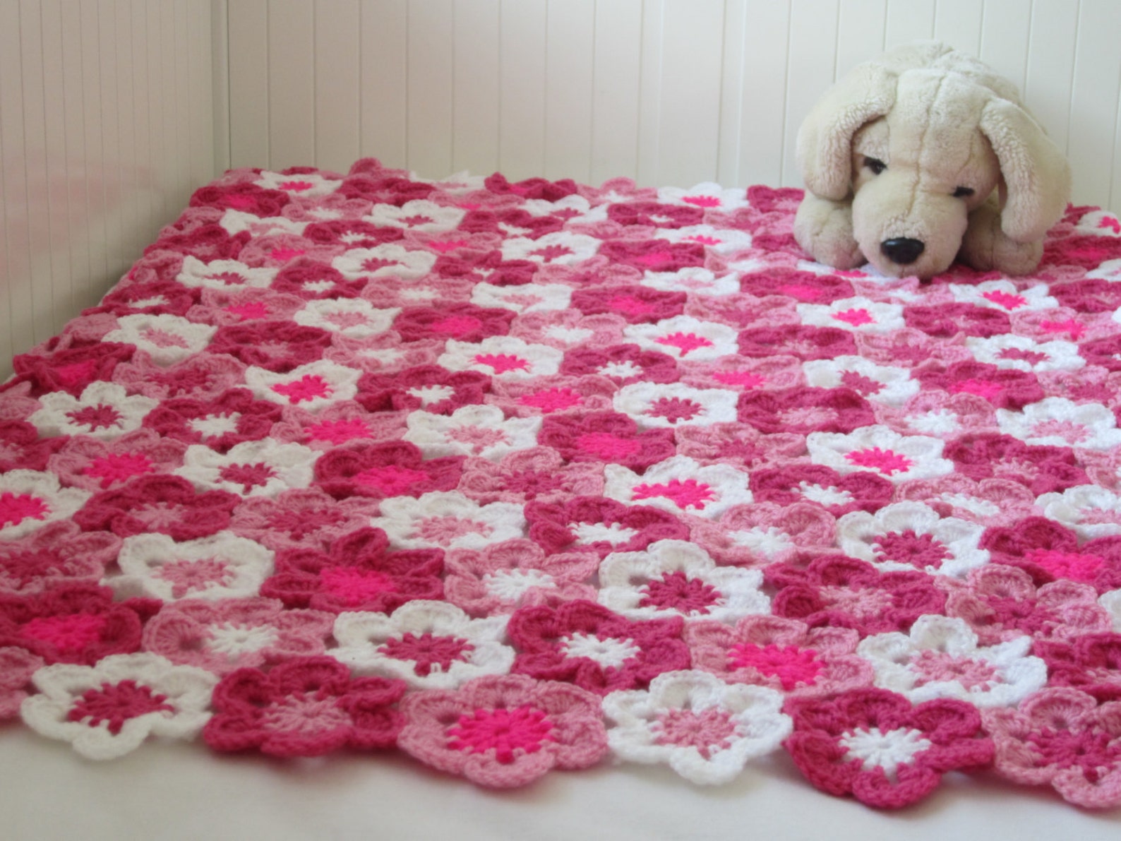 Flower Baby Blanket Floral Baby Blanket Flower Blanket Etsy