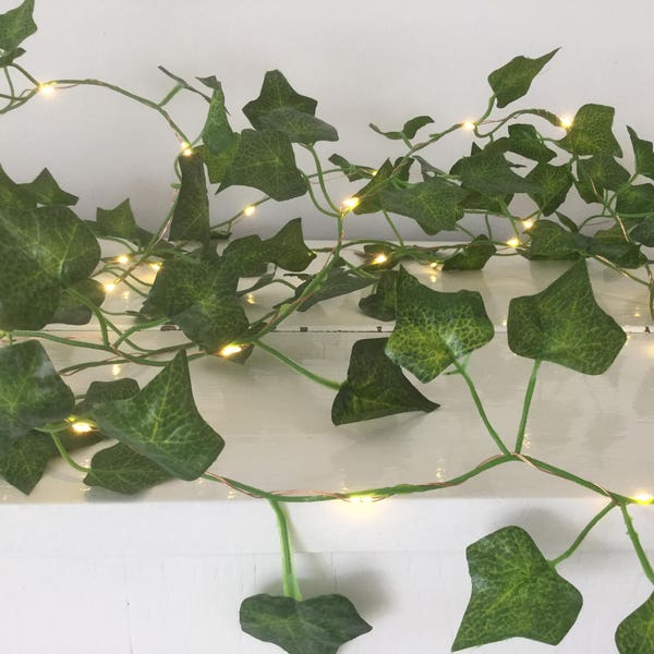 Ivy leaf garland fairy lights 2-10m, Ivy leaf fairy led lights, string garland wedding decoration, battery or usb