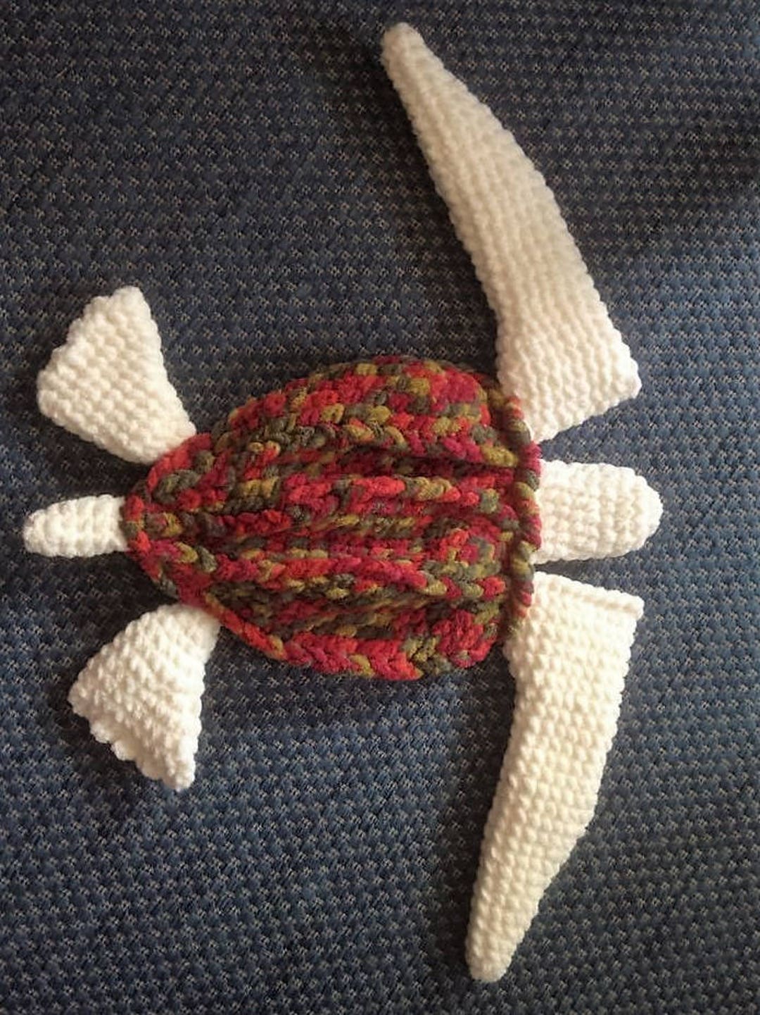 Crochet Digital Pdf Pattern for Sea Turtle Unstuffy PATTERN ONLY Mengys ...