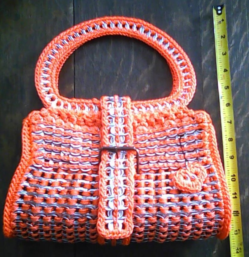 Crochet Pulltab purse Etsy
