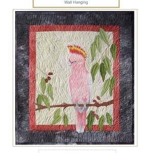 Australian Bird Series - Major Mitchell Art Quilt Pattern