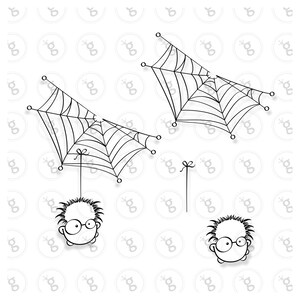 digi stamp set itty-bitty spider Bild 2