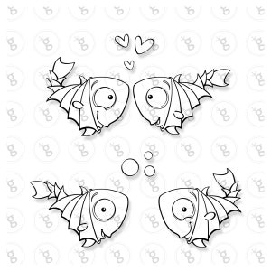 Digi Stamp Set fishes image 2