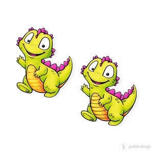 digi stamp bundle „little dino“ | svg | dxf | jpg | transparent png | line art + colour | digital download
