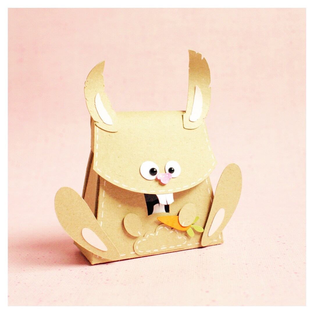 Plotterdatei Box Poison bunny With Carrot - Etsy