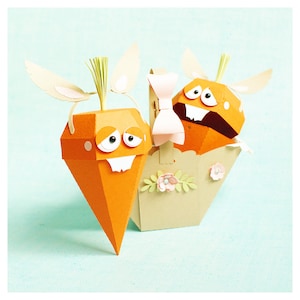 fichiers traceurs - coffret cadeau « panier de carottes » version 2