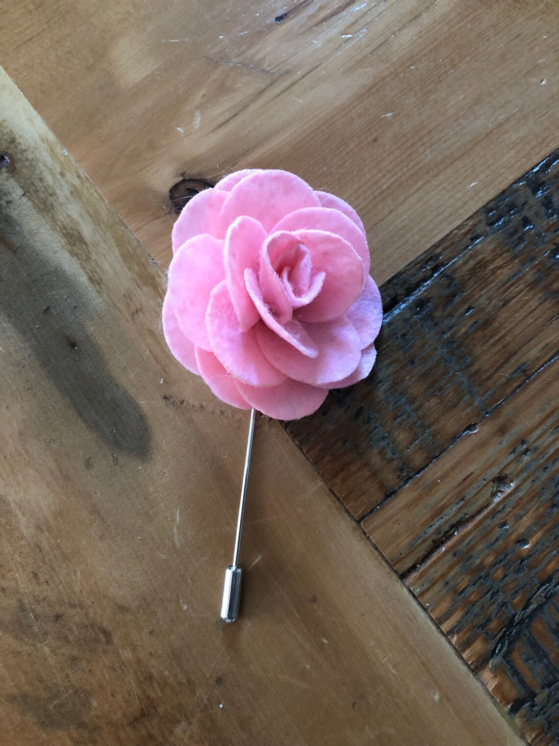 Mens Lapel Pin Lapel Flower Mens Lapel Flower Felt Flower Etsy