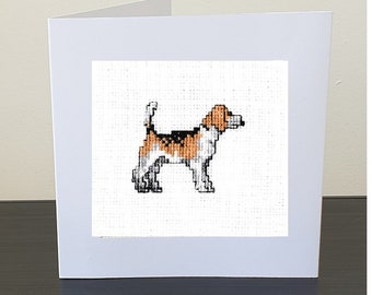 Beagle - Dog Cross Stitch Kit or Card Kit