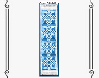 Textile Heritage Blue Tits Bookmark Cross Stitch Kit