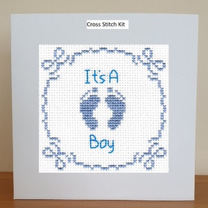 New Baby Cross Stitch Kit, Jungle Welcome, Boy or Girl Birth Sampler, Cute  Baby Animals, Sewing Needlework Embroidery Gift, Baby Shower