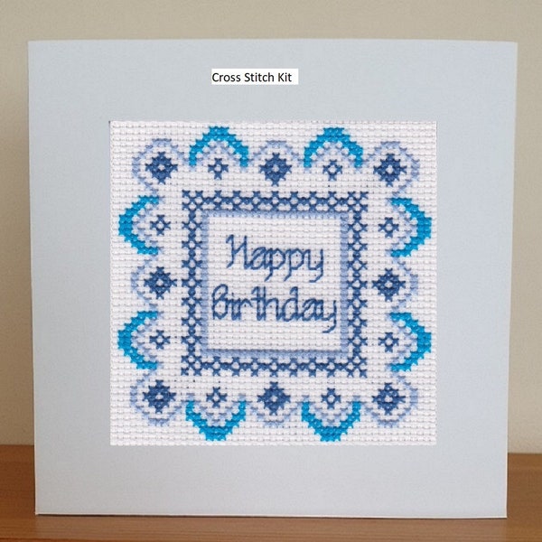 Birthday Card - Cross Stitch Kit