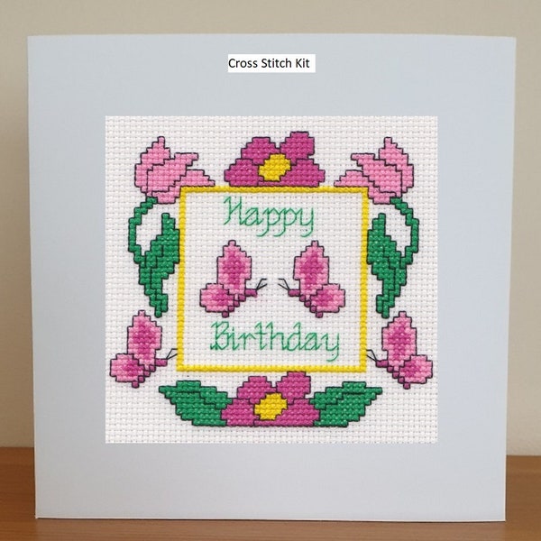 Birthday Card - Cross Stitch Kit