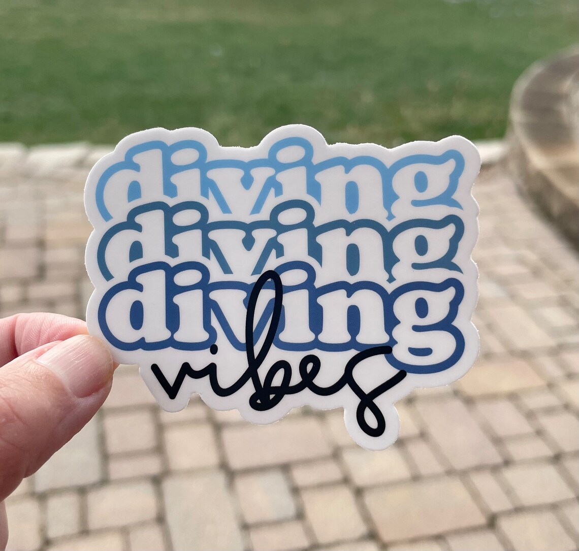 DIVING VIBES Swim Gift Swim Team Gift Dive Coach Dive Mom Etsy