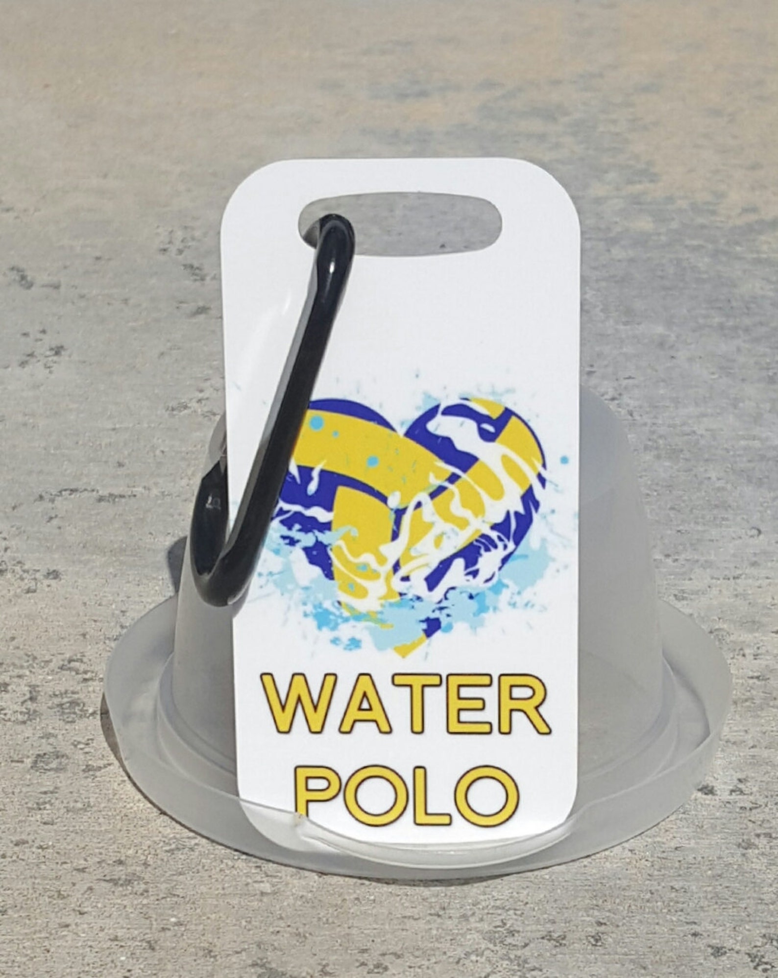 Water Polo Bag Tag Luggage Tag Water Polo Gift Idea Water Etsy
