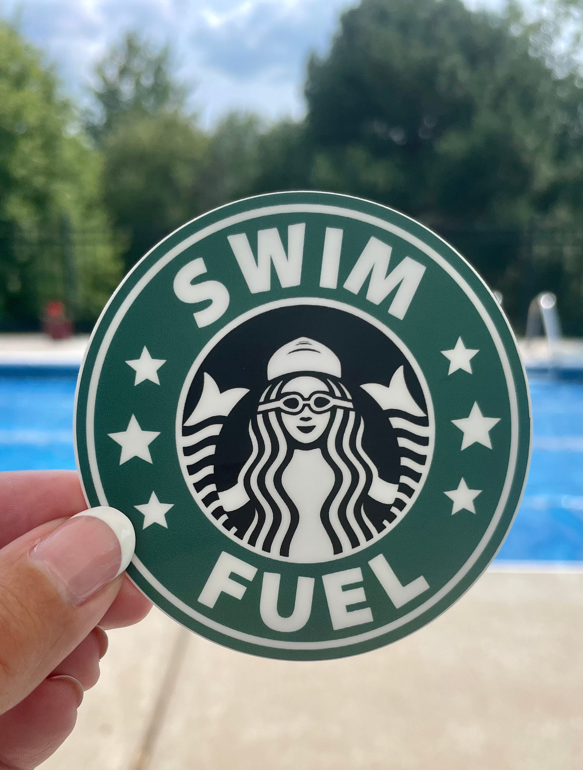 Vinyl swim Sticker water bottle sticker swim gift swim team Etsy