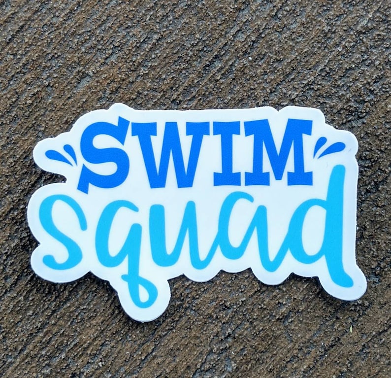Vinyl swim Sticker water bottle sticker swim gift swim team Etsy