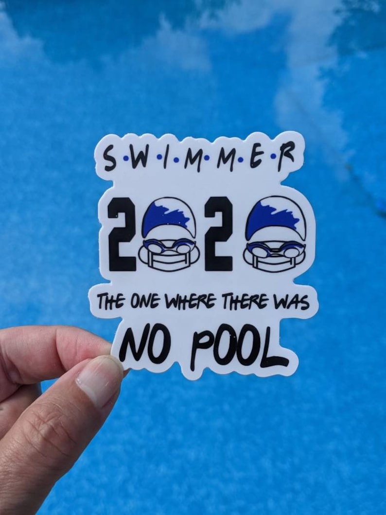 Vinyl Swim Sticker Water Bottle Sticker Swim Gift Swim Team Etsy