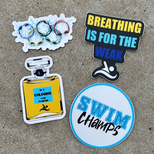 Vinyl swim Sticker, water bottle sticker, swim gift, swim team gift, GROUP 2, swim coach, swim mom, triathlon gift fly back breast