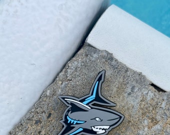 Swim charm for Crocs SHARK swimmer Shoe Charm, freestyle charm, swim gift, swim team gift, swimmer gift, swim stocking stuffer