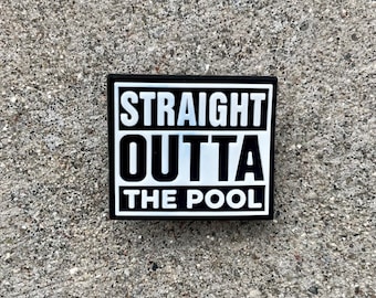 Straight Out of the Pool  swim croc charms, Swimmer Shoe Charm, water polo croc charm, dive croc charm, swim team gift, swimmer gift