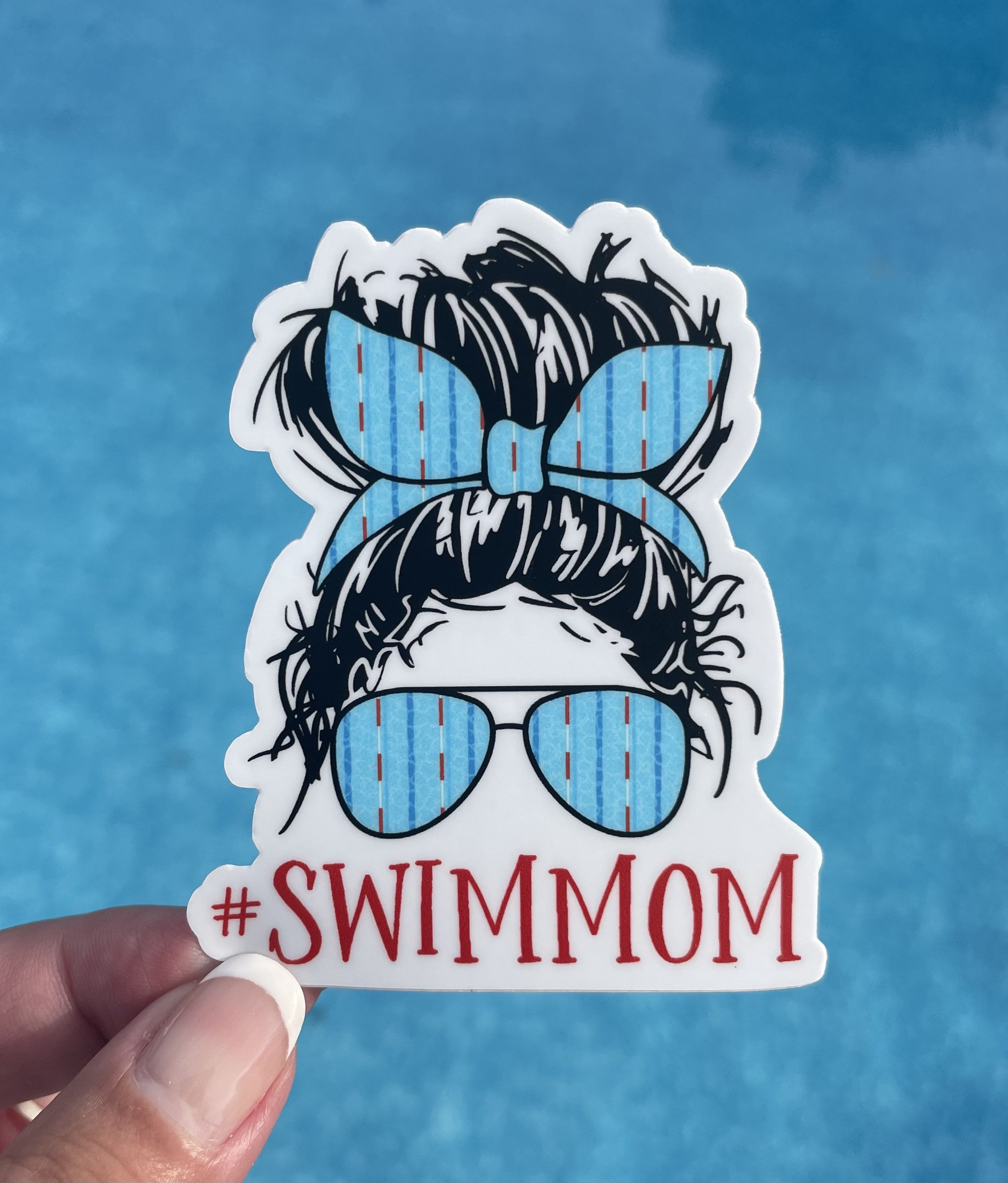 Vinyl Swim Sticker Water Bottle Sticker Swim Gift Swim Team Etsy