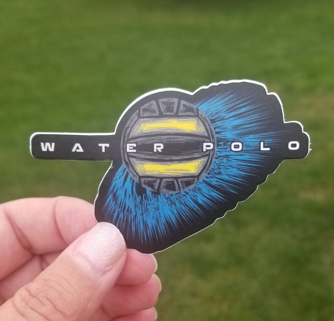 Vinyl Swim Sticker, Water Bottle Sticker, WATER POLO STICKER, Swim Team ...