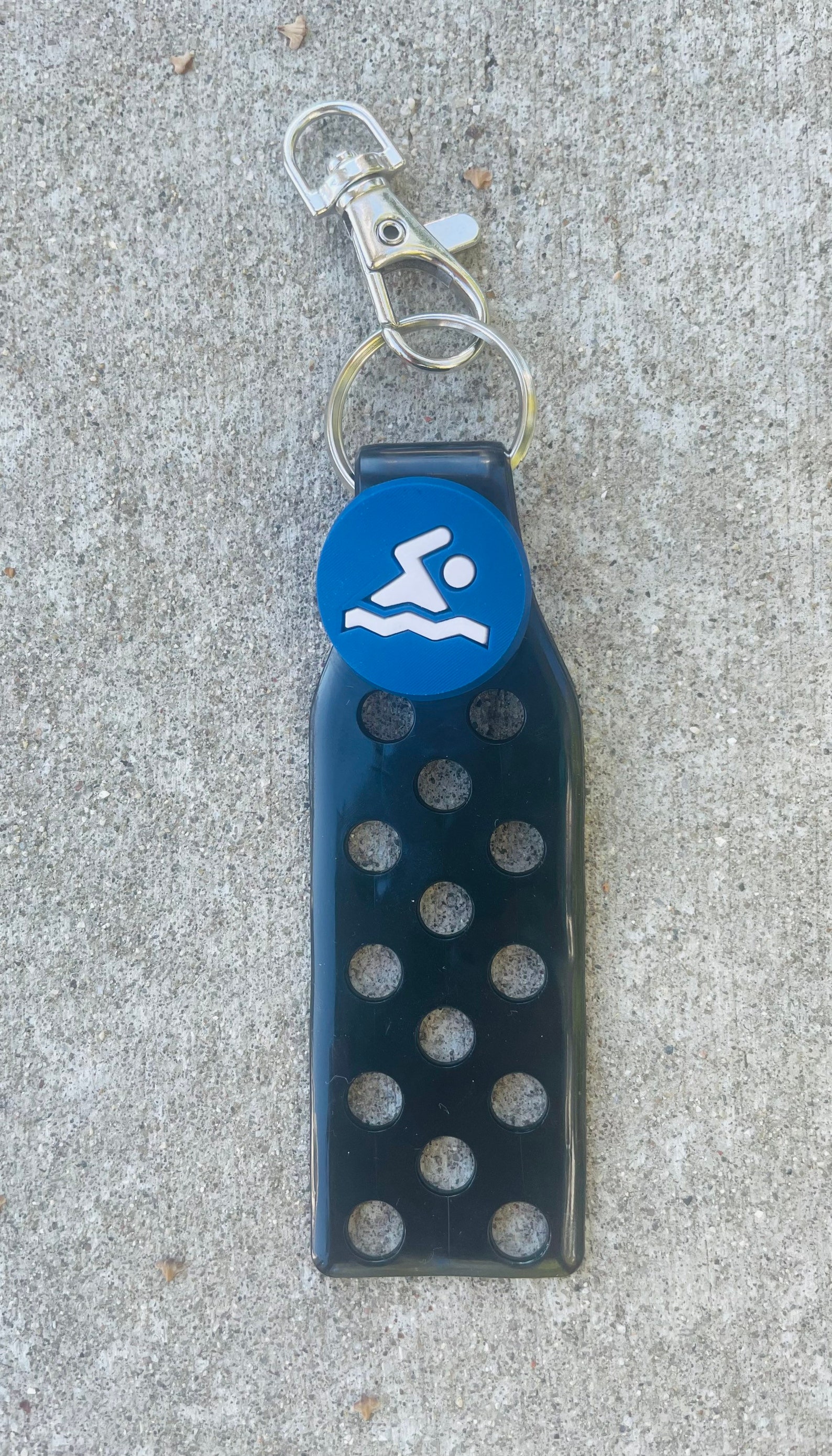 SWIM Charm for Crocs Keychain SWIM Keychain Swim Coach Gift Etsy