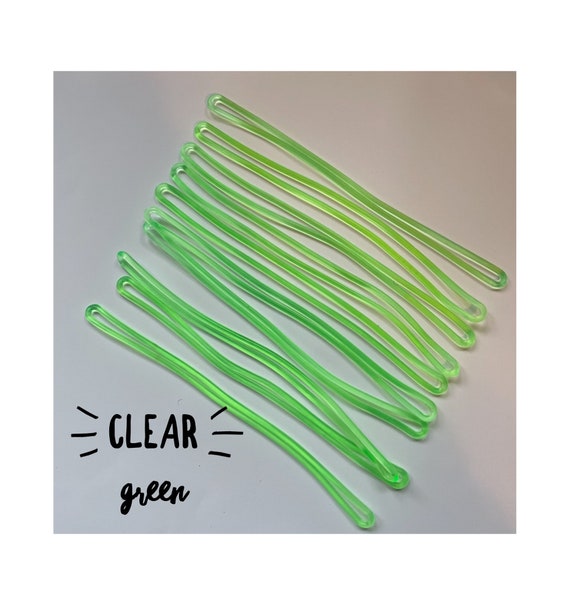 Clear GREEN Luggage Loop Tag Strap, Rubber Connector for Luggage Tags, Bag  Tag Loop, Rubber Lanyard, -  Canada