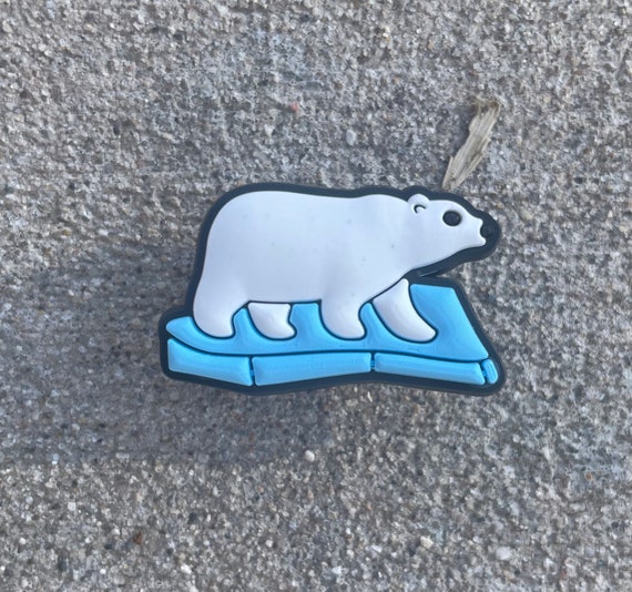 POLAR BEAR Swim Charm for Crocs Swimmer Shoe Charm Freestyle