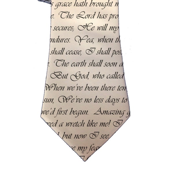 Custom Printed Tie_Customize this tie with words or photos that mean the most to you.