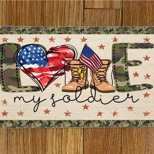 Love My Soldier_Wreath Sign