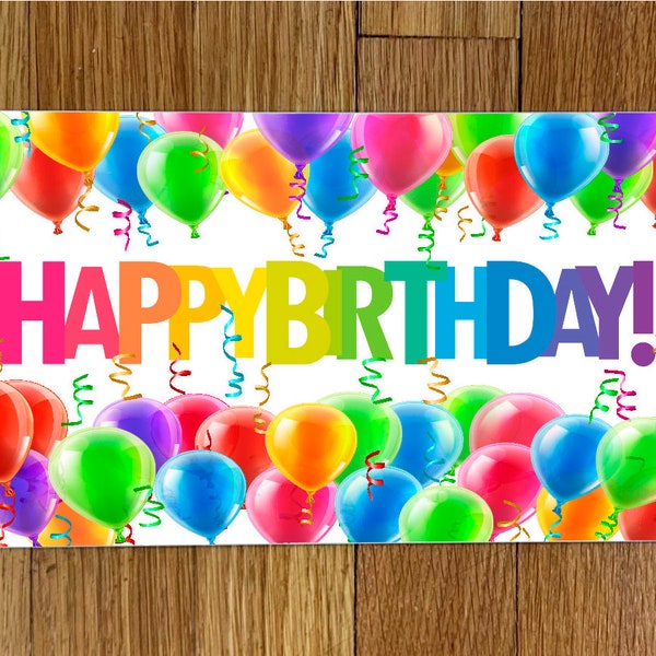 Happy Birthday Balloons_Wreath Sign