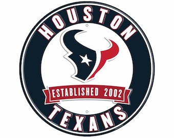 Officially Licensed Houston Texans Sign