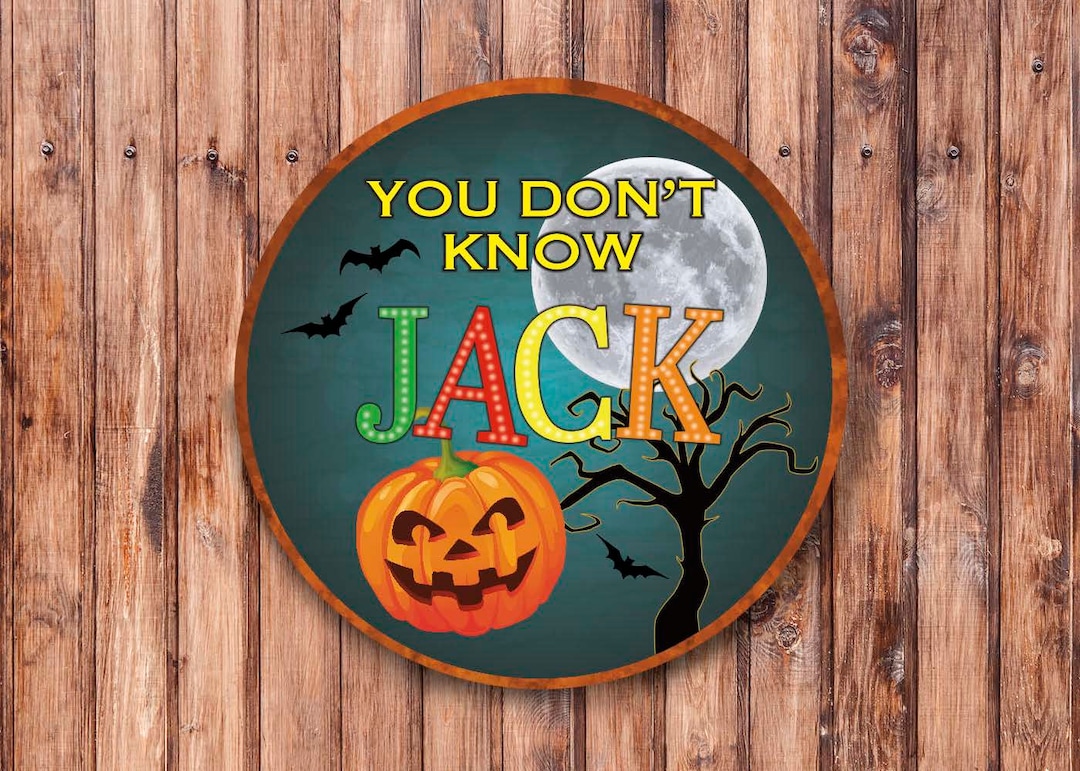 You Don't Know Jack Wreath Sign - Etsy