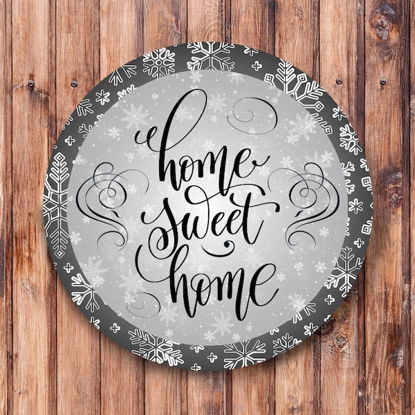 Home Sweet Home_Snowflakes_Wreath Sign