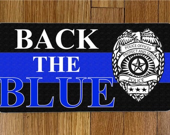 Back the Blue Sign Wreath Sign Wreath Center Wreath Blank - Etsy