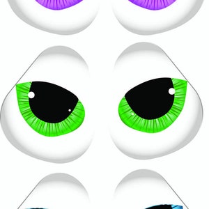 Puddles  Wreath Attachment Printed Eyes