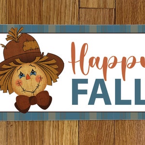 Happy Fall_Scarecrow Signe de couronne
