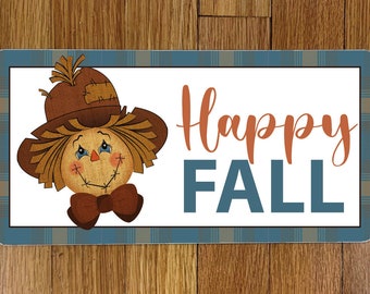 Happy Fall_Scarecrow Wreath Sign