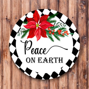 Peace on Earth_Wreath Sign
