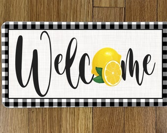 Lemon Welcome_Wreath Sign