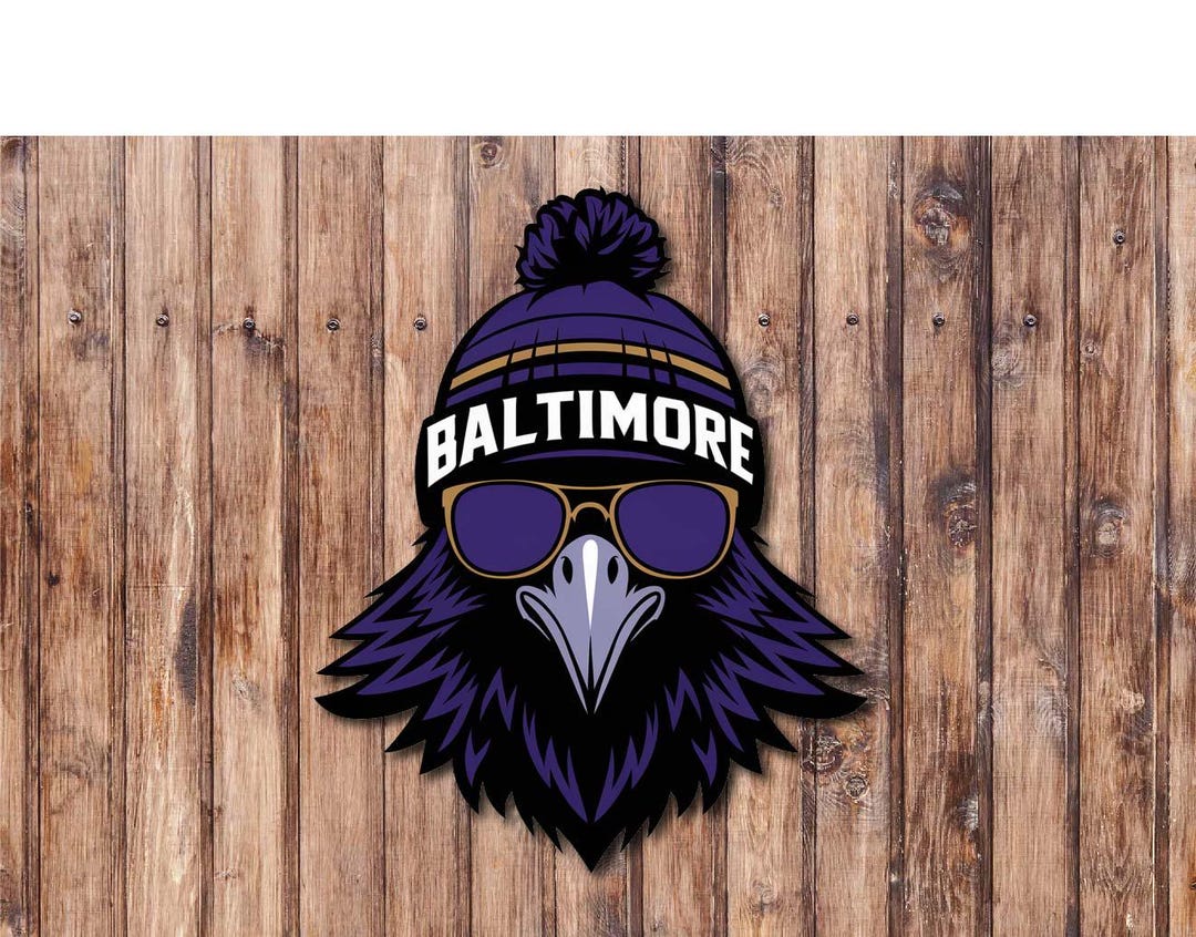 Raven Head Wood Sign - Etsy