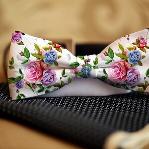 Floral Bow Tie