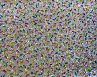 Sprinkles_Chunky Glitzer Kunstlederblätter