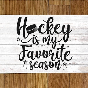 Hockey is my Favorite Season _Wreath Sign