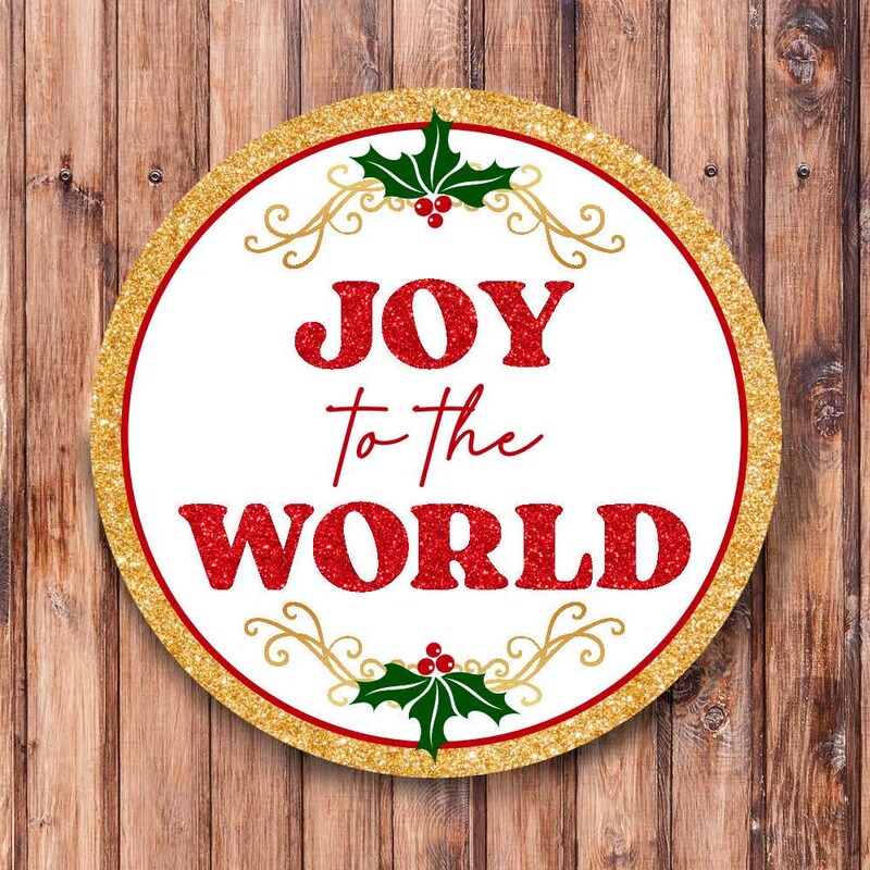 Melrose International Framed Joy to the World Sign 12
