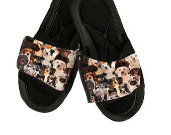 Dogs Slide Sandals_customize these slides anyway you would like