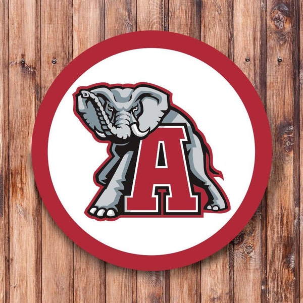 Officially Licensed Alabama Elephant Wreath Sign